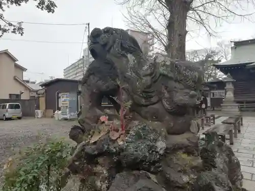 菊田神社の狛犬