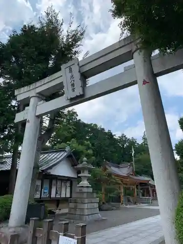 亀ケ池八幡宮の鳥居