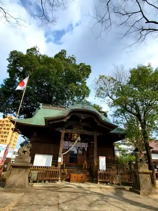 阿邪訶根神社の本殿・本堂