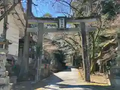 胡宮神社（敏満寺史跡）の鳥居