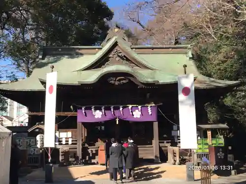 谷保天満宮の本殿・本堂