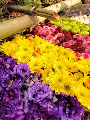 木幡山隠津島神社(二本松市)の手水舎
