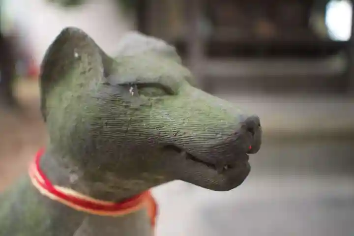 上落合神明神社の狛犬