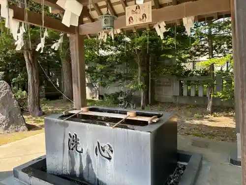 篠路神社の手水舎