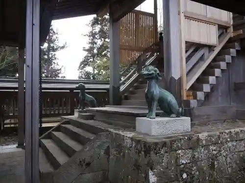 武蔵御嶽神社の狛犬