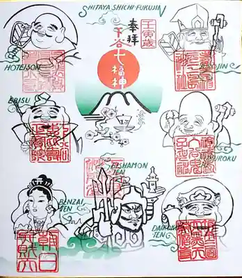 真ん中の１番下が法昌寺の毘沙門天様