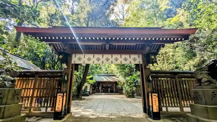 駒木諏訪神社の山門・神門