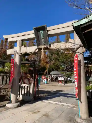 阿部野神社の鳥居