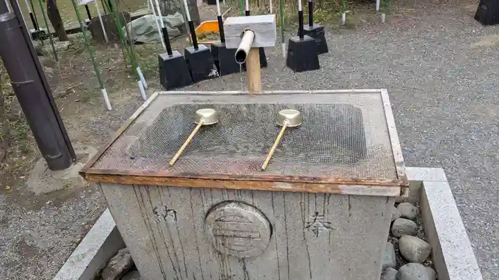 旗上弁財天社の手水舎