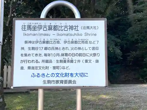 往馬坐伊古麻都比古神社(奈良県)