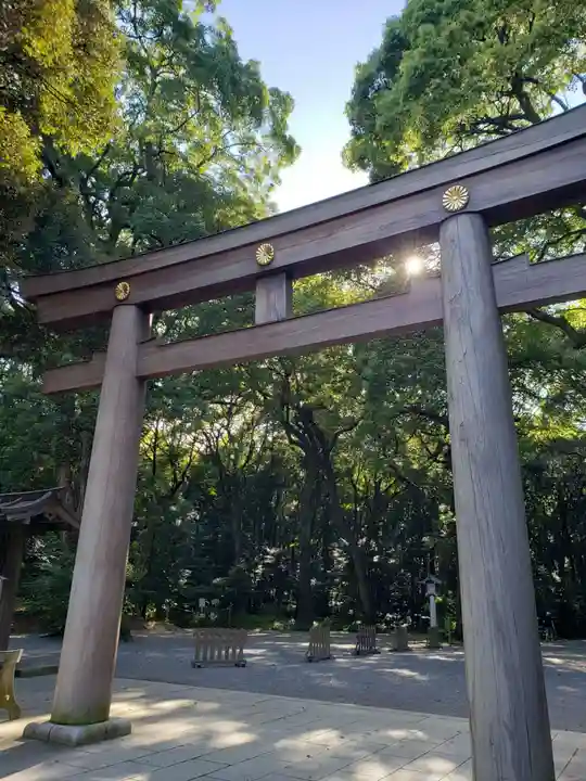 明治神宮の鳥居