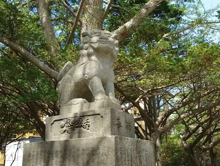 中嶋神社の狛犬