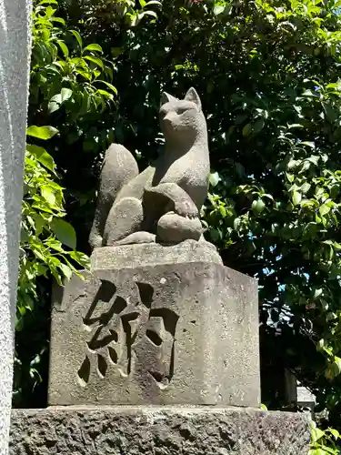 薭田神社の狛犬