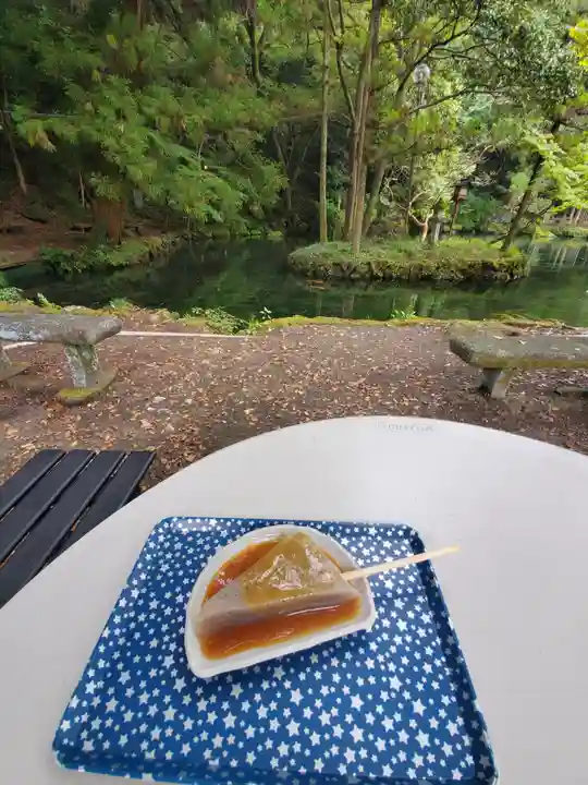 涌釜神社の食事