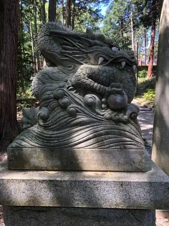 眞名井神社(籠神社奥宮)の狛犬