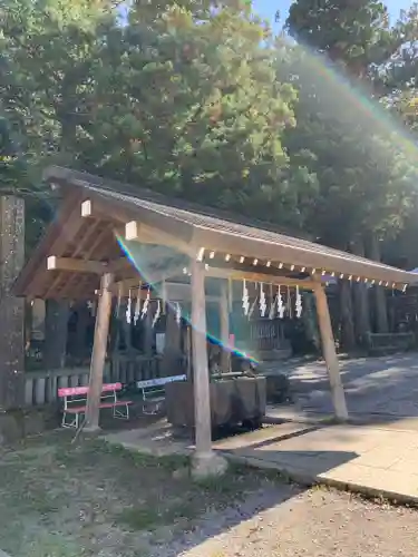 諏訪大社の手水舎