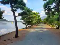 琵琶島神社の景色