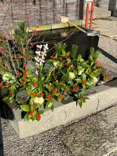 上尾御嶽神社の手水舎