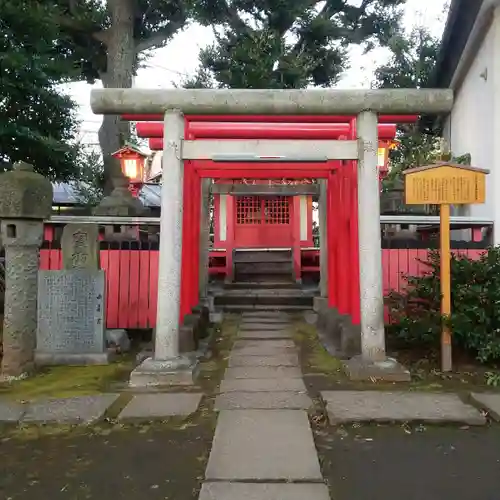 新井天神北野神社の鳥居