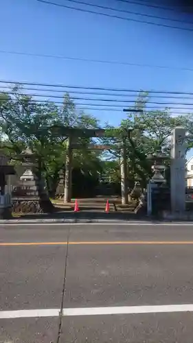 白山神社の鳥居