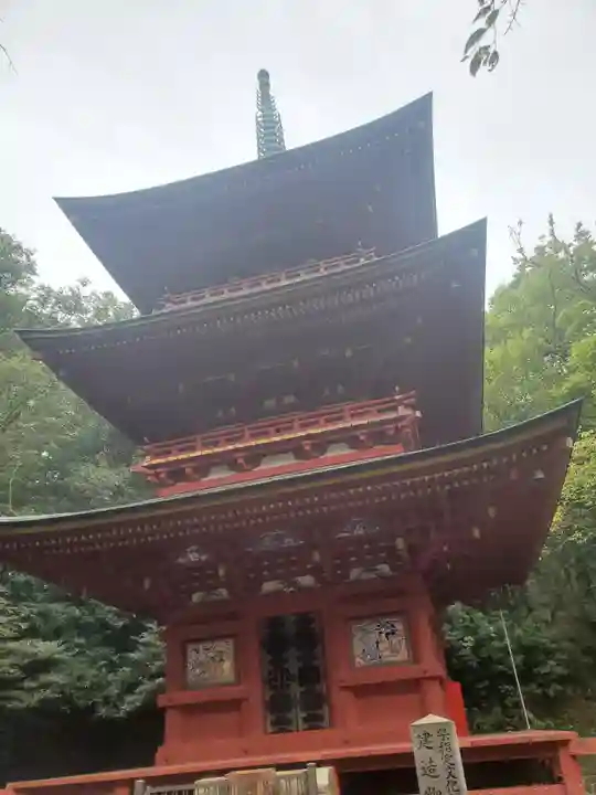 岩舟山高勝寺の塔