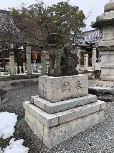 桑名宗社（春日神社）の狛犬