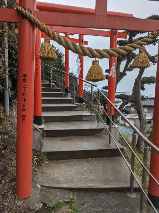 荒熊神社の鳥居