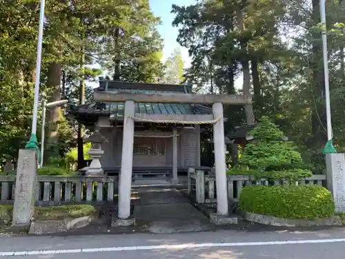 藍澤神社の鳥居