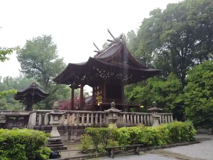 阿智神社の本殿・本堂