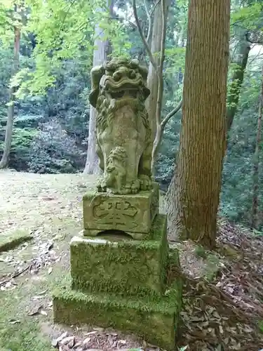 白山神社の狛犬