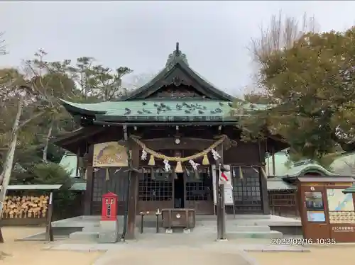 忌宮神社の本殿