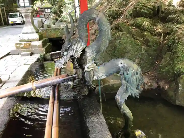 石山寺の手水舎