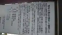 健武山神社の歴史