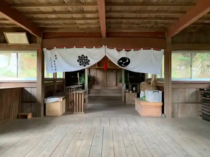 白山神社の本殿・本堂