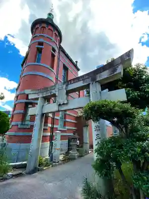 水鏡天満宮の鳥居