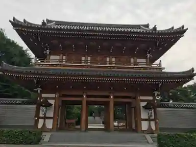 伝通院の山門・神門
