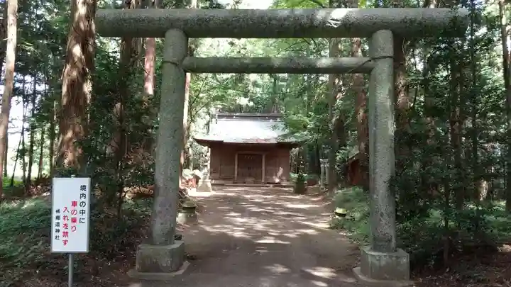 橘郷造神社の鳥居
