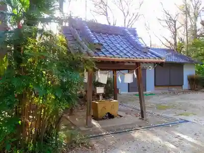 八幡神社（花本八幡神社）の手水舎