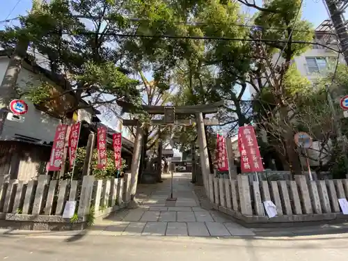 御幸森天神宮の鳥居