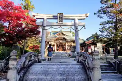 植田八幡宮の鳥居