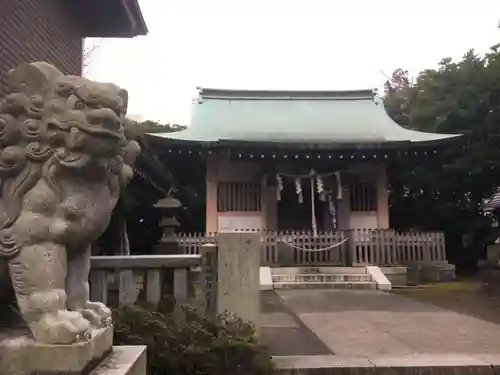 野庭神明社の狛犬