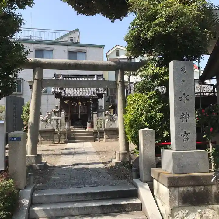 亀戸水神社の鳥居