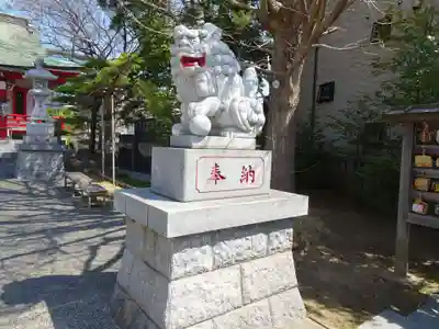 当代島稲荷神社の狛犬
