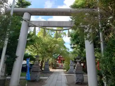 徳持神社の鳥居