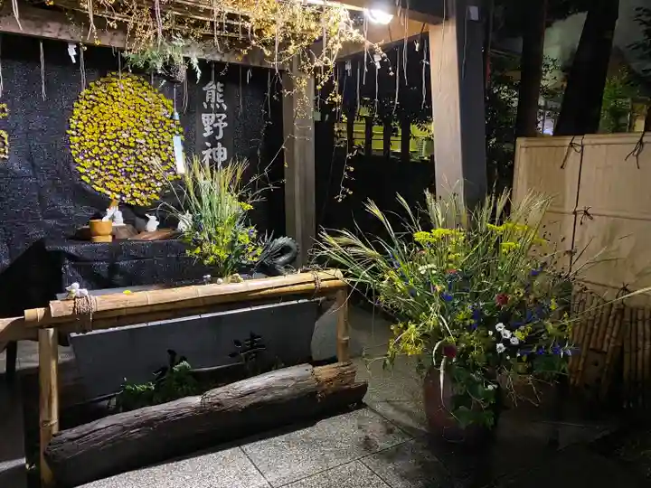 東海市熊野神社の手水舎