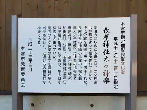 長屋神社の歴史