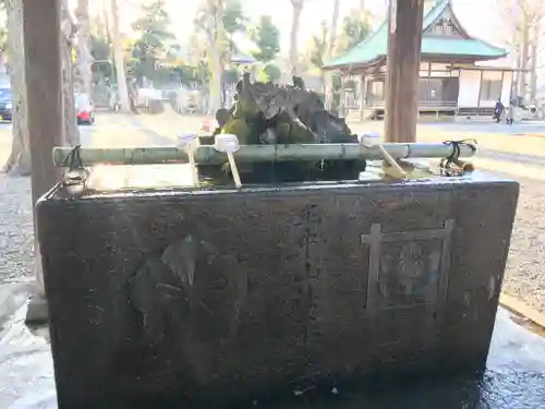 法華経寺の手水舎