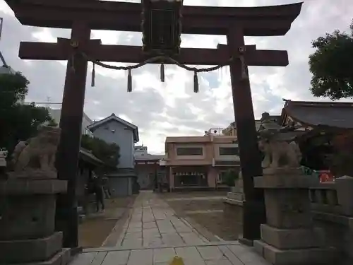 生根神社の鳥居