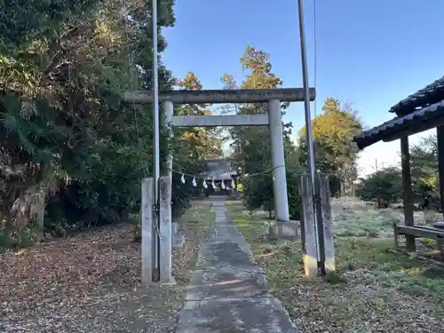 横見神社の鳥居