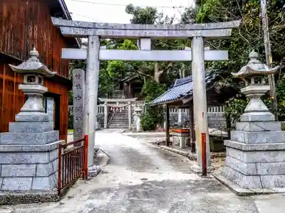 中洲神社の鳥居
